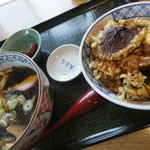 Oo mura - うどんと天丼のセット。