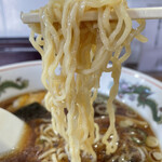 三栄軒 - 麺（三原製麺）