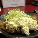 おばんざい屋 喜禄 - ◆チキン南蛮は、タルタルタップリ。^^ 鶏肉は柔らかく身は薄めですけれど大きさがあるので、ボリューム的には十分。タルタルも好み。