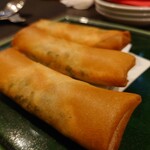 小菜一碟 - ・牡蠣とちぢみほうれん草のクリーム春巻