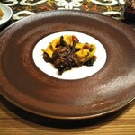 クリマ ディ トスカーナ - パスタ　カペレッティ　ムジェッロ風　島根 イノシシラグー　フランス トランペット