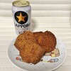 早水精肉店 - コロッケ80円×2と一口ヒレ90円×2