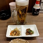 DAIDOCO - お通しと生ビール