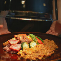 【自家製 錦雲豚キーマカレー】ランチセット