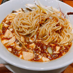 蝋燭屋 - とろっとあんかけシビレまぜそば 並辛 1200円