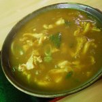 しみず - カレー鶏肉きつねうどん