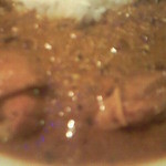 スパイスロード - チキンMAXカレー拡大図。チキンもやわらかくなっており、スパイスに見事にマッチ