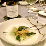 ASAHINA Gastronome - 北海道本カスベのムニエルとシトロンキャビア　クリスピーキヌア　ブールノワゼットのソース