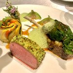 ASAHINA Gastronome - ロゼール産仔羊のコンポジション　ティアンドレギュームを添えて