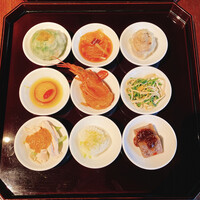 膳處漢ぽっちり - 旬の前菜豆皿9種