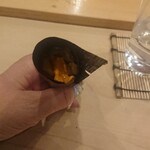 鮨 しゅん輔 - ウニ　海苔巻き 