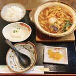 Maru ka - 味噌煮込みうどんの定食