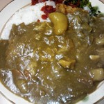 赤乃れん - 相方のランチ、ミックスカレーです