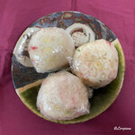 御料理 寺沢 - ｵﾐﾔの蟹ごはんのおむすび