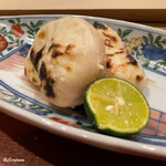 御料理 寺沢 - 天然とら河豚の白子焼