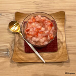 御料理 寺沢 - ﾁｮｺﾚｰﾄﾑｰｽにｲﾁｺﾞとｼﾞｭﾚ