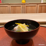 御料理 寺沢 - 毛蟹真薯の椀物