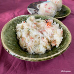 御料理 寺沢 - ｵﾐﾔの蟹ごはんのおむすび