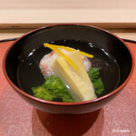 御料理 寺沢 - 毛蟹真薯の椀物