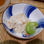 すし匠 - 毛ガニとそら豆