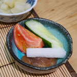 すし匠 - 野菜の酢漬け