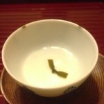 Kisou An - お正月ってコトで昆布湯が出て参りました。