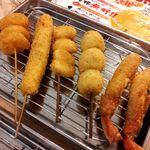 串カツ田中 - ジャガイモ、うずら、カニ他