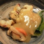 まんねん食堂 - キヌ貝酢味噌