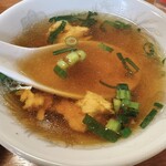 新華園 - 温かった卵スープ♪