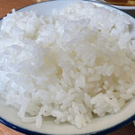 新華園 - 白ごはん♪