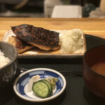 炭焼き かどた/お料理すゞ㐂 - 銀むつの漬け焼き定食