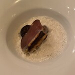 ラ・ブランシュ - 無花果とフォアグラ、菊芋のソース