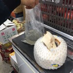 楽楽生鮮 - 上をカットしてジュースを取り出します、ありがとうございます！