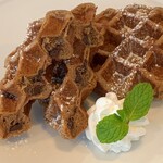 CAFE＆WAFFLE Blauw - ショコラワッフル