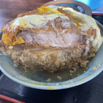 日乃出食堂 - 分厚いトンカツ！汚くてすいません（泣）