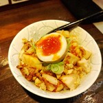 らーめん 鶏喰 - 味玉のせ