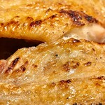 オオクサ - 串焼きですが串から外さないと食べられない大きさです