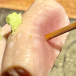 オオクサ - 中はほぼ生　ふんわり外側だけ火が入って絶妙の味と香りと食感が楽しめます