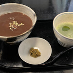 紫仙庵 - 甘味　蕎麦がきぜんざい