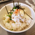 麺処 まるよし - ミニチャーマヨご飯2022.02.01