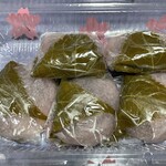 久栄堂菓子舗 - さくら餅5個入