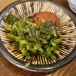 定食とくのう - 梅干し、漬物