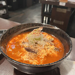 炭火焼肉ホルモン うらら - ユッケジャン麺