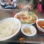 盛 - タラ内蔵炒め定食