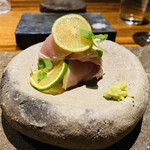 Yakitori Kokure - 胸肉のお造り