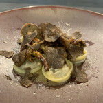 カーサ・デル・チーボ - 銀の鴨のトルテッリ　黒トリュフ