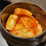 韓国料理 ハモニ食堂 - カクテキ！辛いけど甘くて美味しい