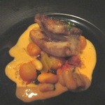 テーブル36 - 豚バラ肉とレンズ豆ノソテー