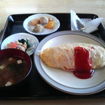 あほだら亭 - 土曜日だけのメニューオムライス定食