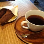 吉岡茶房 - 本日の珈琲焼き芋セット